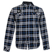 AMGP17M-011-CHECK-SHIRT-BLACKGREYRED