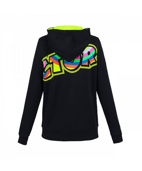 VRWFL307504_VALENTINO_ROSSI_LADIES_THE_DOCTOR_46_HOODIE_BLACK_BV