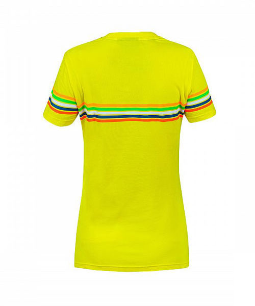 VRWTS307001_VALENTINO_ROSSI_LADIES_THE_DOCTOR_46_TSHIRT_YELLOW_BV