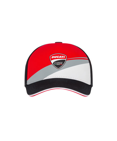 1946003_DUCATI_RACING_ADULTS_BADGE_LOG_CAP_TRICOLOUR