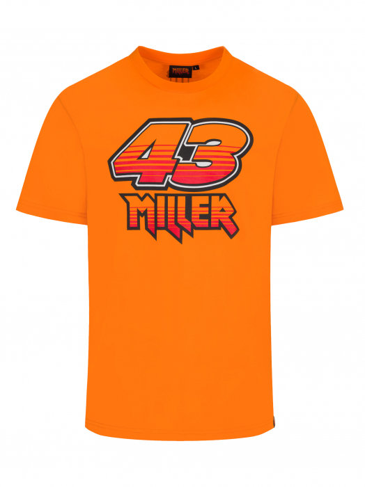 Shirt Orange VR46 Jack Miller Motorbike Motorcycle T 