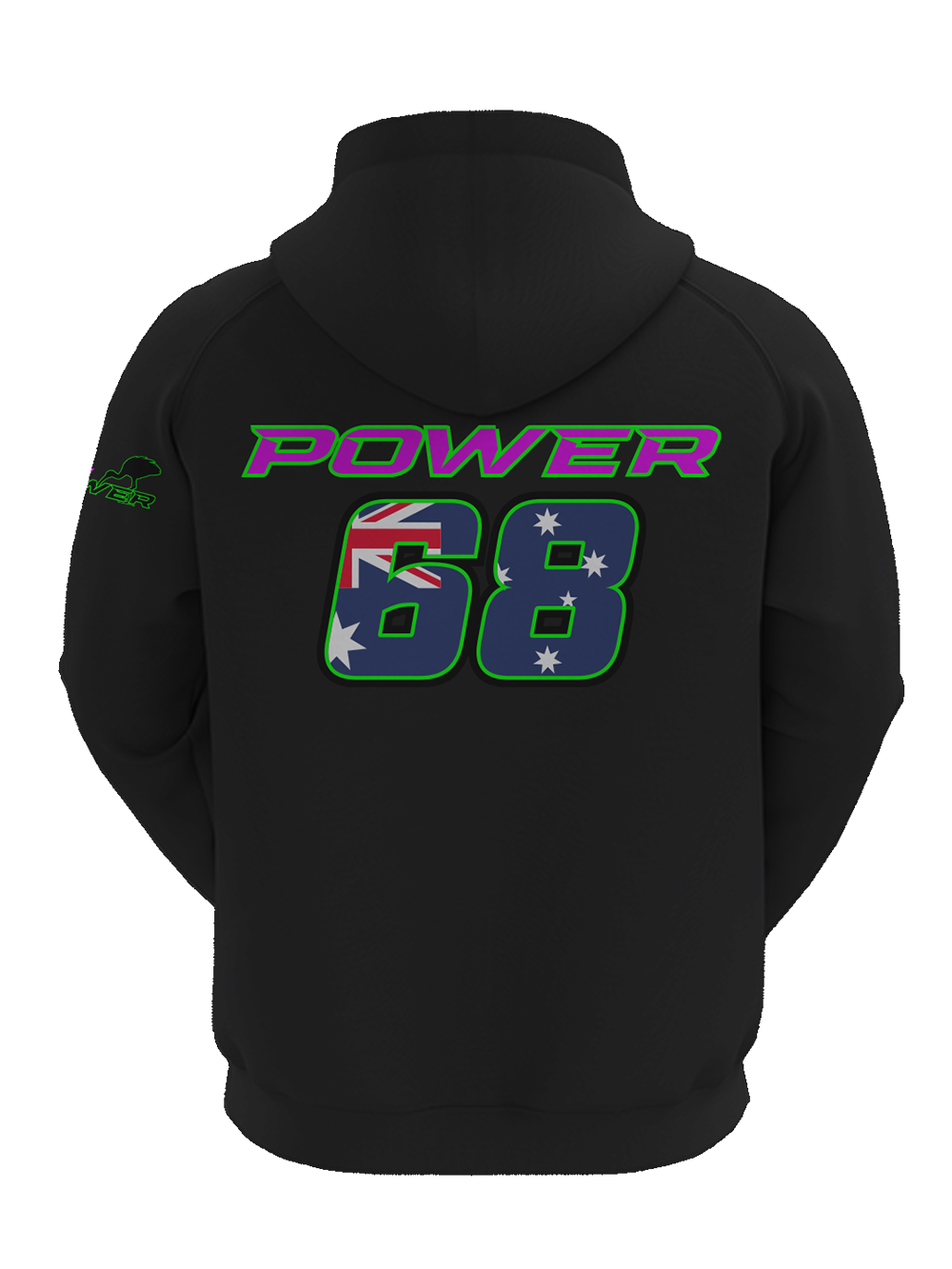 LP23U-003 LUKE POWER HOODIE Back