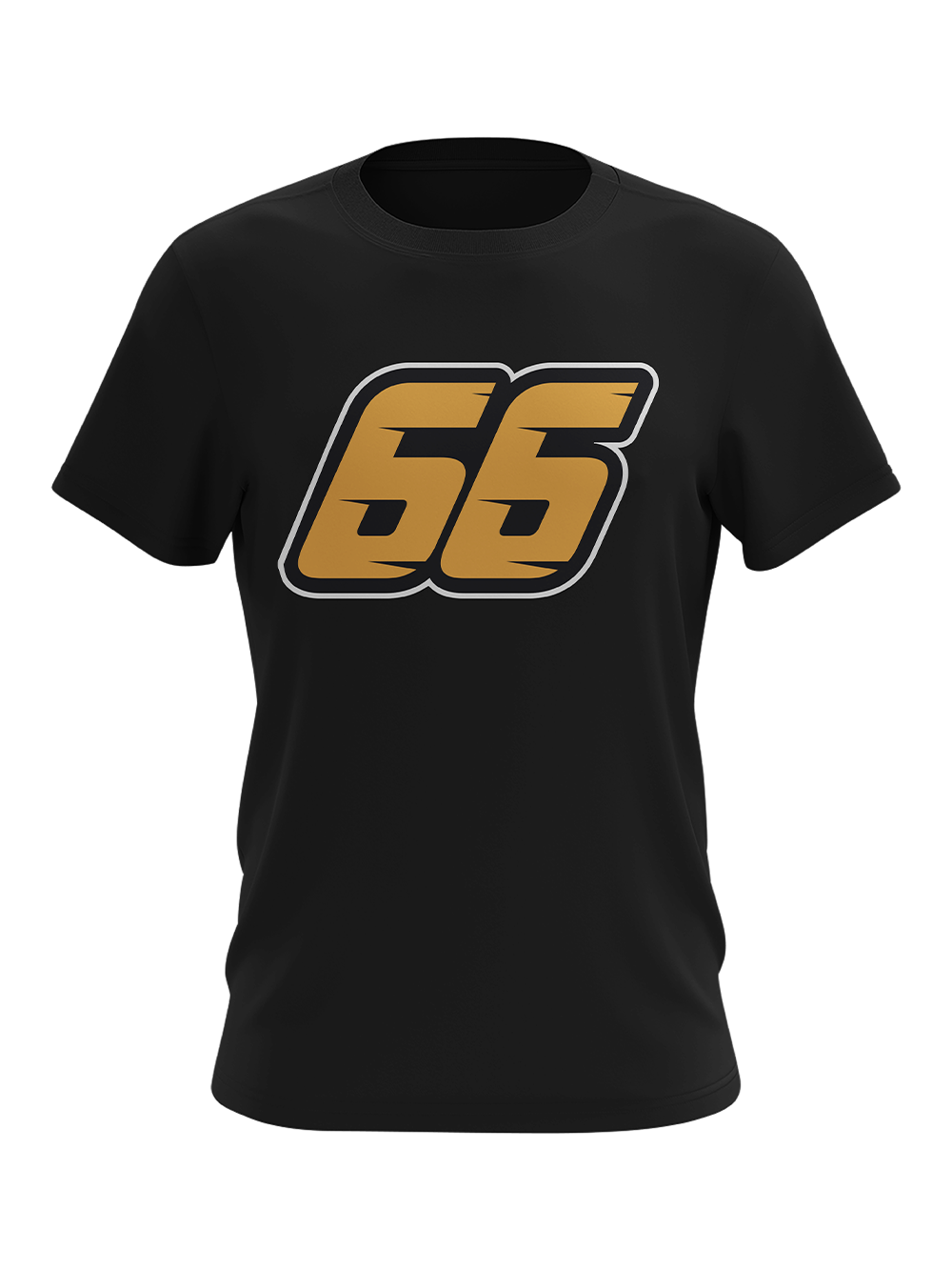 JK23U-002 JOEL KELSO NUMBER BLACK T-SHIRT FV