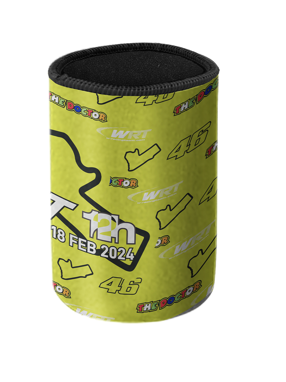 VR24A-001 VR46 YELLOW PATTERN CAN COOLER V1
