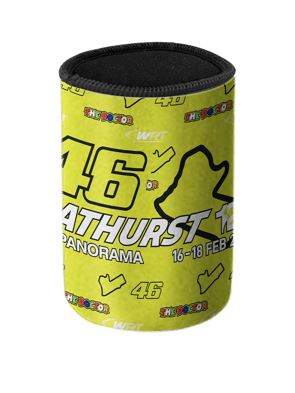 VR24A-001 VR46 YELLOW PATTERN CAN COOLER V2